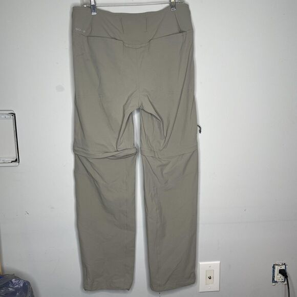 Columbia Pants Women 12 Beige Omni-Shield Advanced Repellency Convertible Hiking - Picture 10 of 14